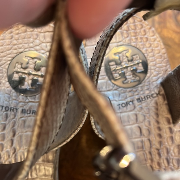 Tory Burch Lizard Platform Sandals - Picture 6 of 6